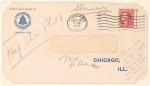 2c carmine rose Washington single on cover