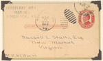 1913 prepared but not flown Woodstock, Vermont postal card