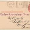 1914 Chautaqua, New York flight postal card