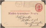 1914 Chautaqua, New York flight postal card