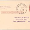 1914 Bemus Point, New York hydro-aeroplane flight postal card