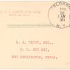 1914 Celoron, New York hydro-aeroplane flight postal card