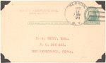 1914 Celoron, New York hydro-aeroplane flight postal card