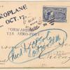 1914 Grinnell-Des Moines, Iowa mail flight stamped envelope
