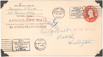 1915 Tacoma-Seattle, Washington flight stamped envelope