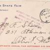 1915 Detroit, Michigan state fair aviation meet cover