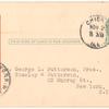 1916 Chicago, Illinois to New York, New York postal card