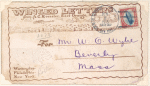 1918 New York, New York to Boston, Massachusetts first flight cover