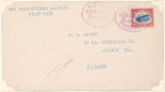 1918 New York, New York to Chicago, Illinois cover
