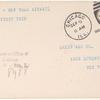 1918 Chicago, Illinois to New York, New York cover