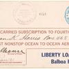1918 Cristobal to Balboa Liberty Loan flight cover