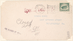 1918 New York - Cleveland - Chicago flight cover