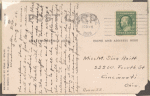 1909 Wright aeroplane 10-mile speed test postcard