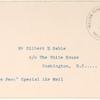 1921 Philadelphia - Washington, D. C. flight cover