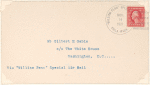1921 Philadelphia - Washington, D. C. flight cover