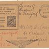 1922 New York to Hartford, Conneticut flight cover