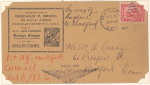 1922 New York to Hartford, Conneticut flight cover