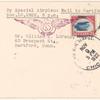 1922 Chicago, Illinois to Hartford, Conneticut flight cover