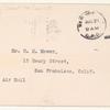 1923 trans-continental New York to San Francisco flight cover