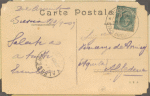 1909 demonstration flight by Glenn Curtis, Brescia Air Meet postcard