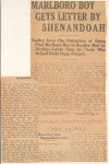 1923 Marlboro, Massachusetts Enterprise newspaper clipping