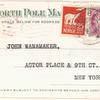 1924 Amundsen Trans-Polar Flight Expedition postcard