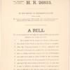 1910 bill H. R. 26833 authorizing investigation of air mail