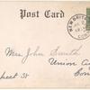 1910 Charles K. Hamilton flight over New Britain, Connecticut postcard