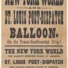 1887 leaflet dropped from balloon flight