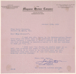 1911 Minneapolis, Minn. - Rock Island, Ill. - Mississippi River flight letter