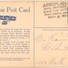 1911 Fort Smith, Arkansas - Fort Smith fall aviation meet postcard