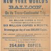 1887 leaflet dropped from balloon flight