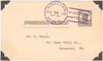 1912 Emery Park Race Track Aviation Meet postal card