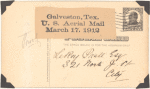 1912 National School Grounds Aviation meet postal card