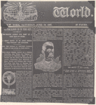 1887 New York World balloon flight newspaper article