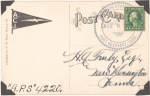 1912 Fort Recovery, Ohio harvest festival aviation exhibition post card
