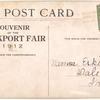 1912 Rockport, Ind. fair grounds aviation exhibition post card