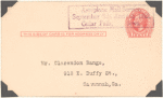 1912 Cedar Falls, Iowa country club aviation exhibition postal card