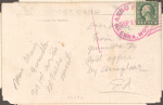 Flight by aviatrix Katherine Stinson of Helena, Montana. Photograph on back of cover autographed by Katherine Stinson