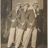 Publicity portrait of unidentified tap dance trio