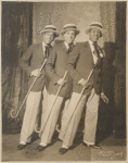 Publicity portrait of unidentified tap dance trio