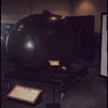 Sandia Atomic Museum. Albuquerque, New Mexico. March 16, 1973. "Fat Man," second atomic bomb dropped on Nagasaki