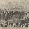 Lord Ripon and Mr. John Morley in Ireland : great home-rule meeting at Leinster Hall, Dublin.
