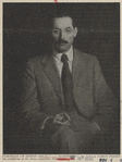 Portrait of Edwin Arlington Robinson. By Lilla Cabot Perry. On exhibition at the Braus Galleries, New York.