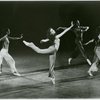 Linda Merrill and dancers in "Prelude, fugue, and riffs"