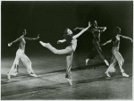 Linda Merrill and dancers in "Prelude, fugue, and riffs"