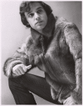 Sal Mineo wearing fur jacket