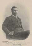 Theodore Roosevelt as he appeared when a member of the National Civil Service Commission.