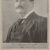 Theodore Roosevelt Jan. 22d. 1905. The colonel's coachman drew this picture, after only a few lessons. He was Frank Hall, and the colonel encouraged him by telling him he would sign every free-hand drawing such as this he would make.