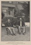 President Roosevelt and Senator Fairbanks. (At the president's home, Sagamore Hill, Oyster Bay, New York, July 11, 1904)